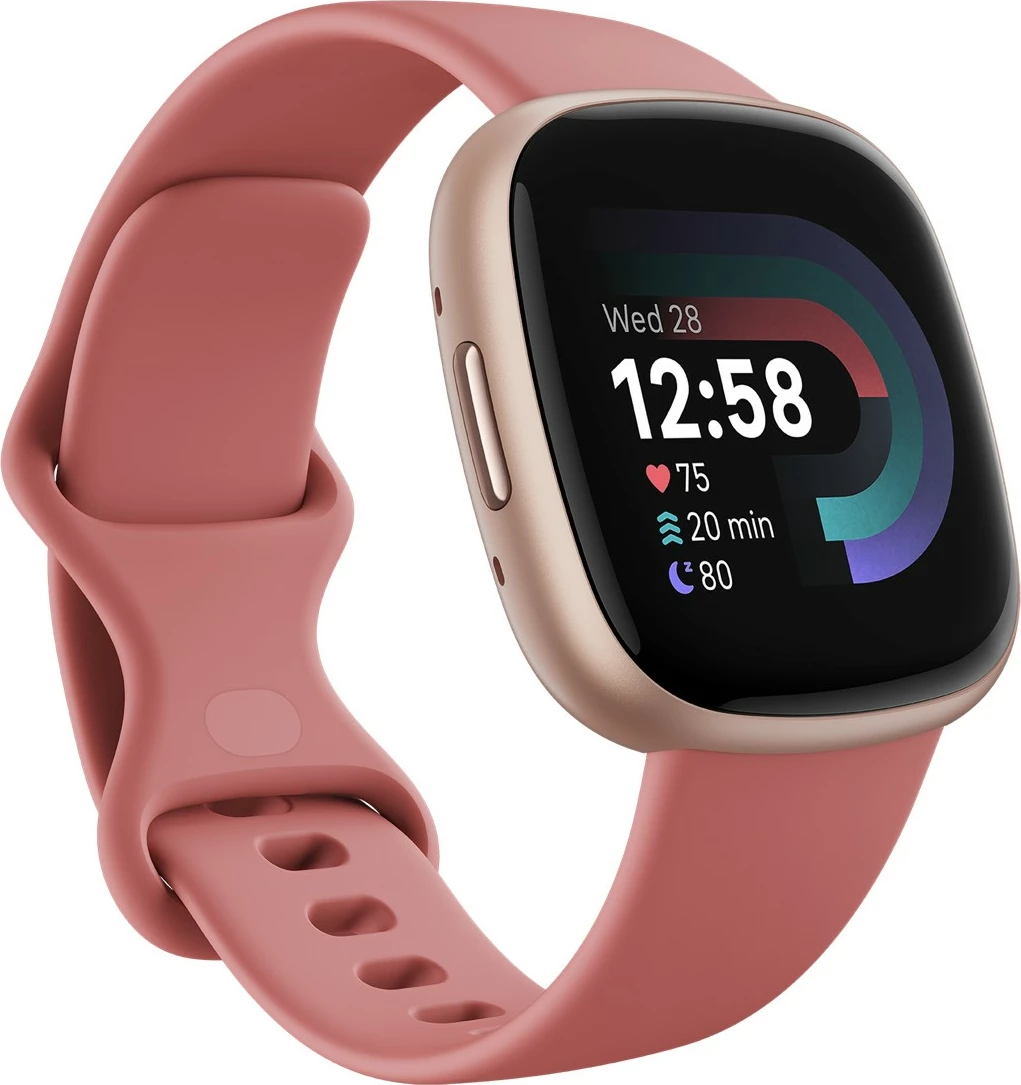 Smartwatch Fitbit Versa 4, Touchscreen, GPS, 200 g, ngjyrë rozë