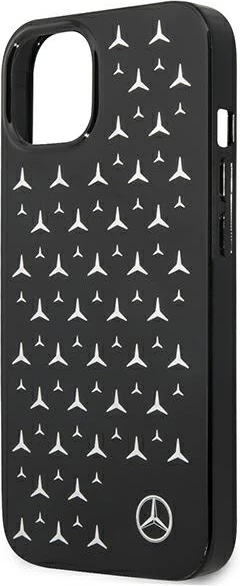 Mbështjellës Mercedes MEHCP13SESPBK për iPhone 13 mini 5.4", hardcase, Stars Pattern, i zi