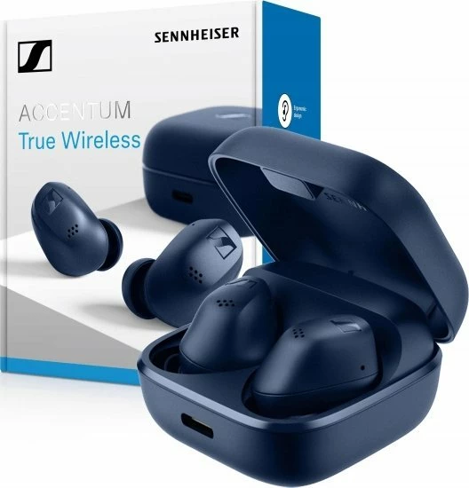 Kufje Sennheiser ACCENTUM True Wireless 700264, Bluetooth 5.3, ANC, Qi, blu