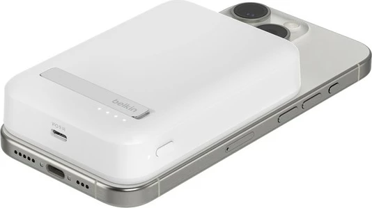 Karikues wireless Belkin BoostCharge Pro, 15 W, Bardhë