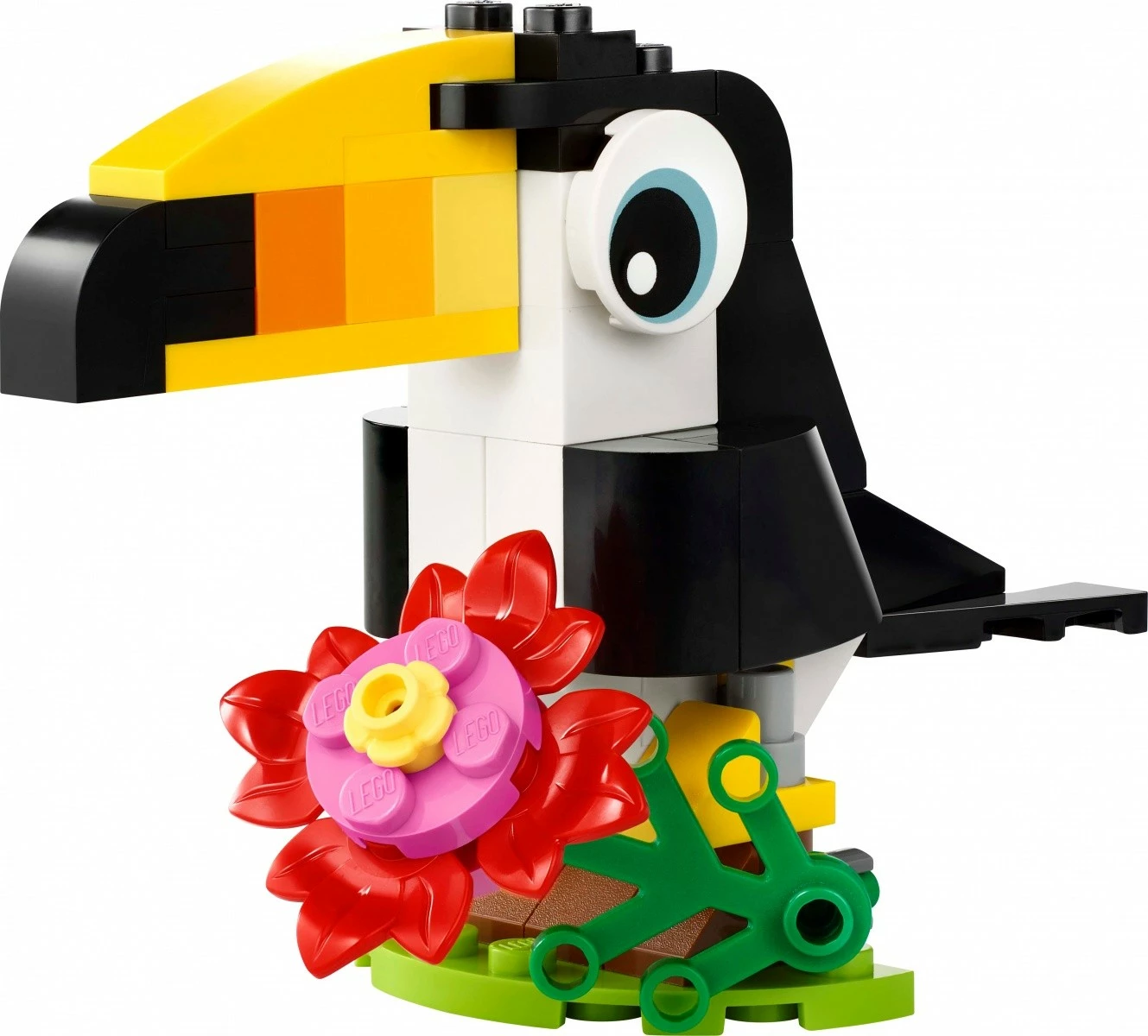 Set ndërtimi LEGO Creator 30688 Tropical Toucan, 59 pjesë, plastikë