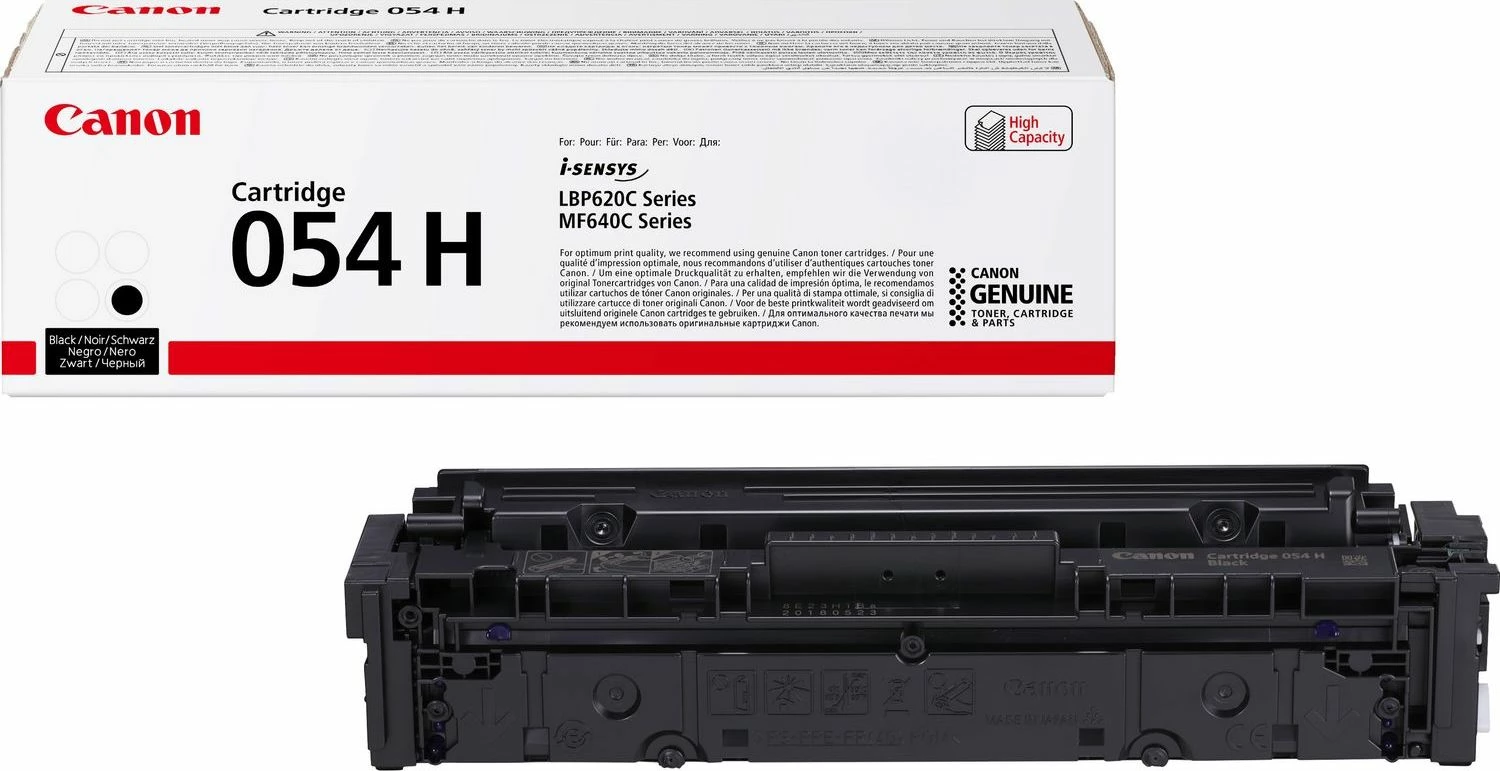 Toner Canon CRG-054H 3028C002, origjinal, 3100 faqe, i zi, 1 copë