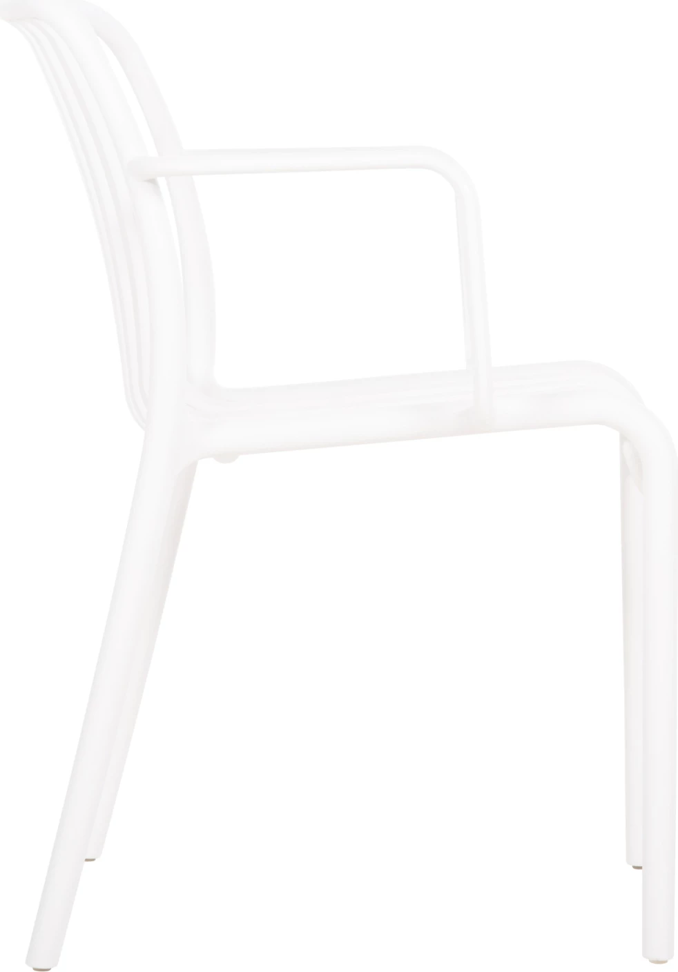 Karrige për jashtë CONVEE FH6105.01 polipropileni e bardhë 55x56x79H cm