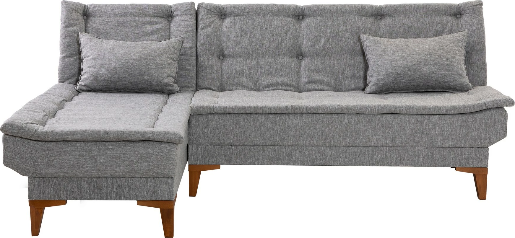 Kënd divan-krevat Atelier del Sofa, Santo majtas, ngjyrë gri