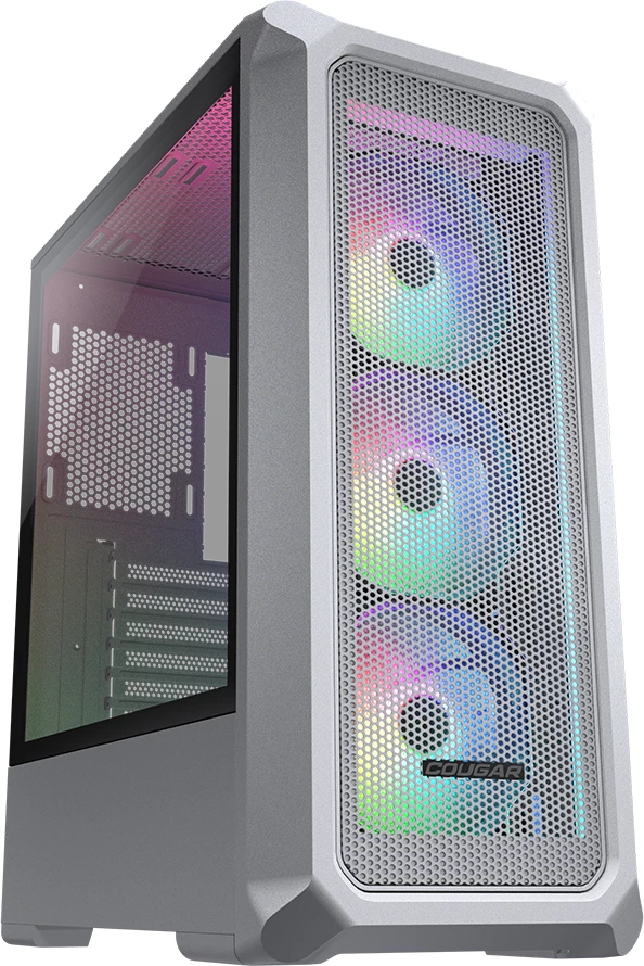 Kasë COUGAR Archon 2 Mesh RGB Mid Tower, ATX, 3x120mm RGB ventilatorë, e bardhë