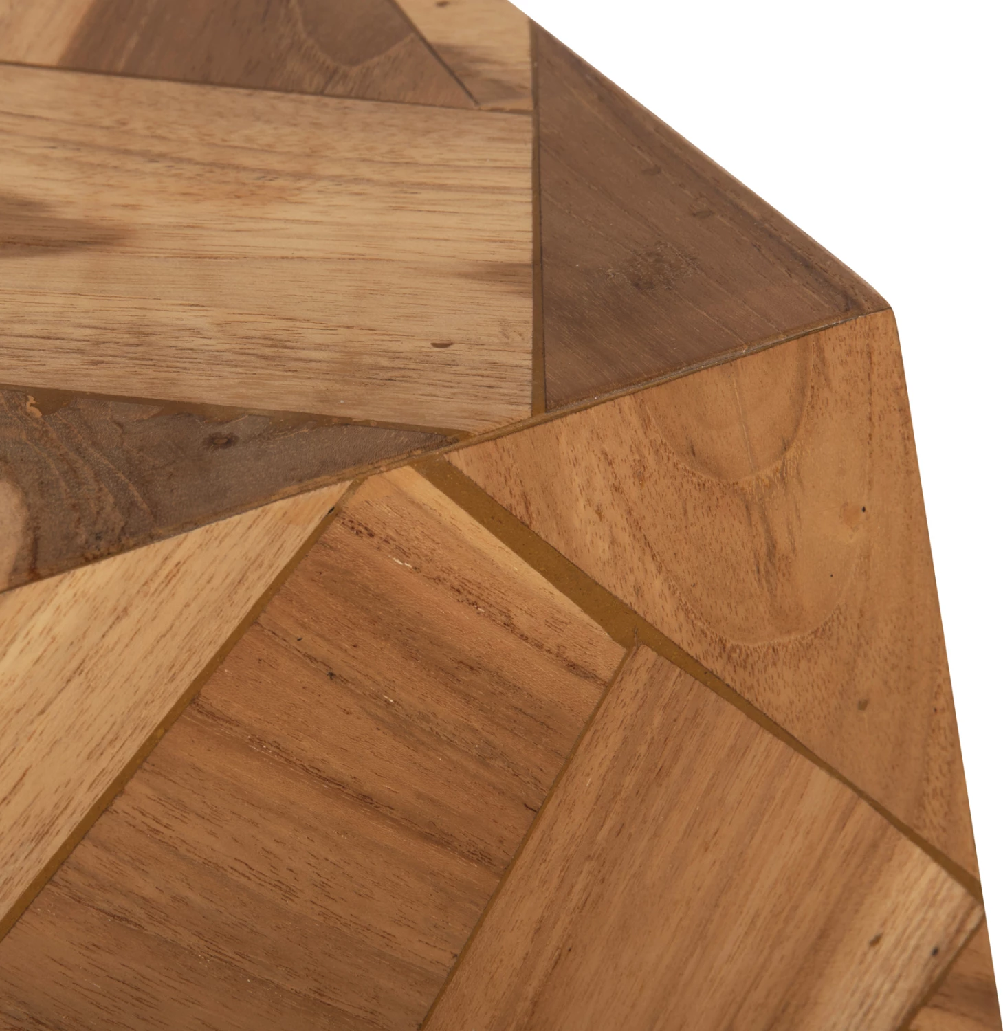 Baza për ombrellë, beton, mbulesë dru tik, vrimë 5cm, 47x47x42cm