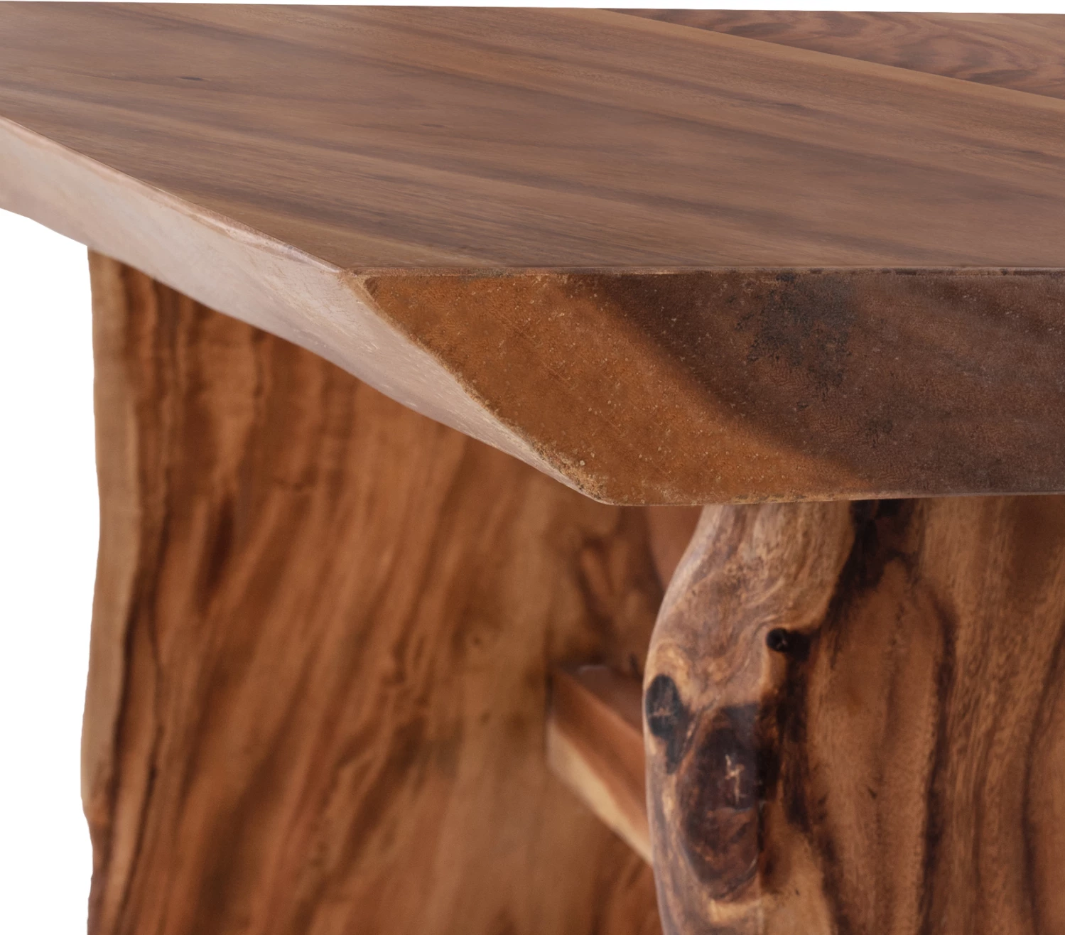 Tavolinë ngrënie ULYSES, dru SUAR, ngjyrë natyrale, 250x90x78 cm