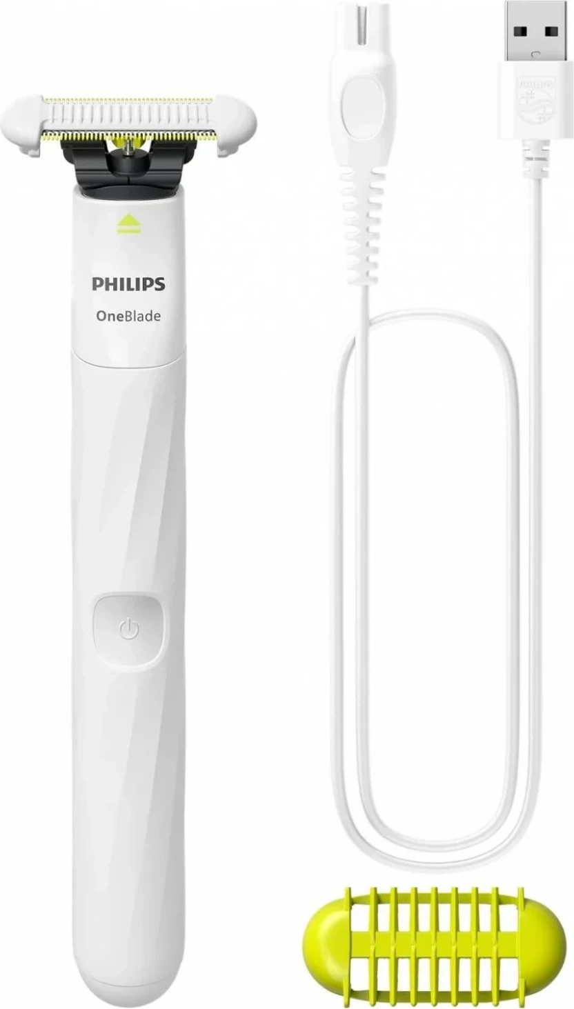 Trimer Philips OneBlade Intimate QP1924/22, i bardhë