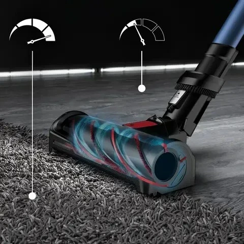 Fshesë pa kabllo Tefal TY98C0 X-Force 12.60, 900 ml, Blu