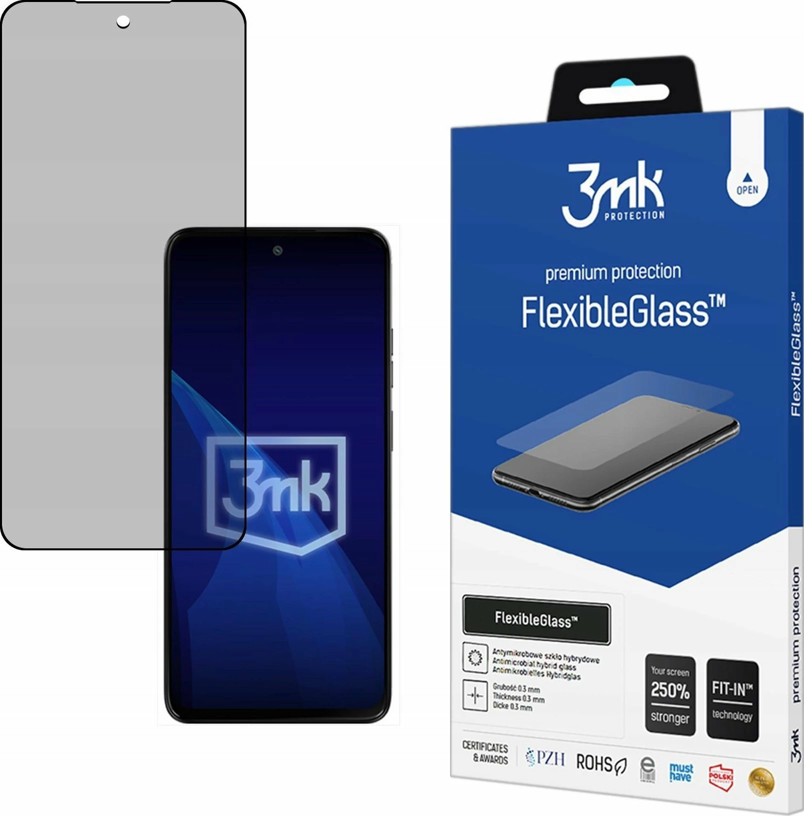 Xham mbrojtës fleksibël 3MK FlexibleGlass për Motorola Moto G15, 1 copë