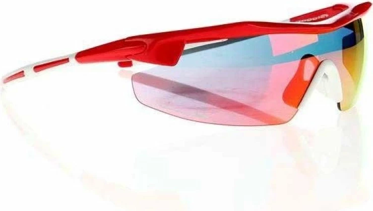 Syze dielli Goggle, unisex, kuqe/bardhë