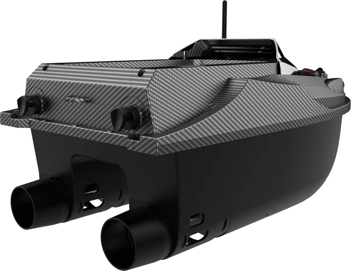 Varkë shpërndarëse karremi me GPS dhe sonar, Flytec V080-Finder, bateri 20000 mAh, rreze 800 m, set, e zezë