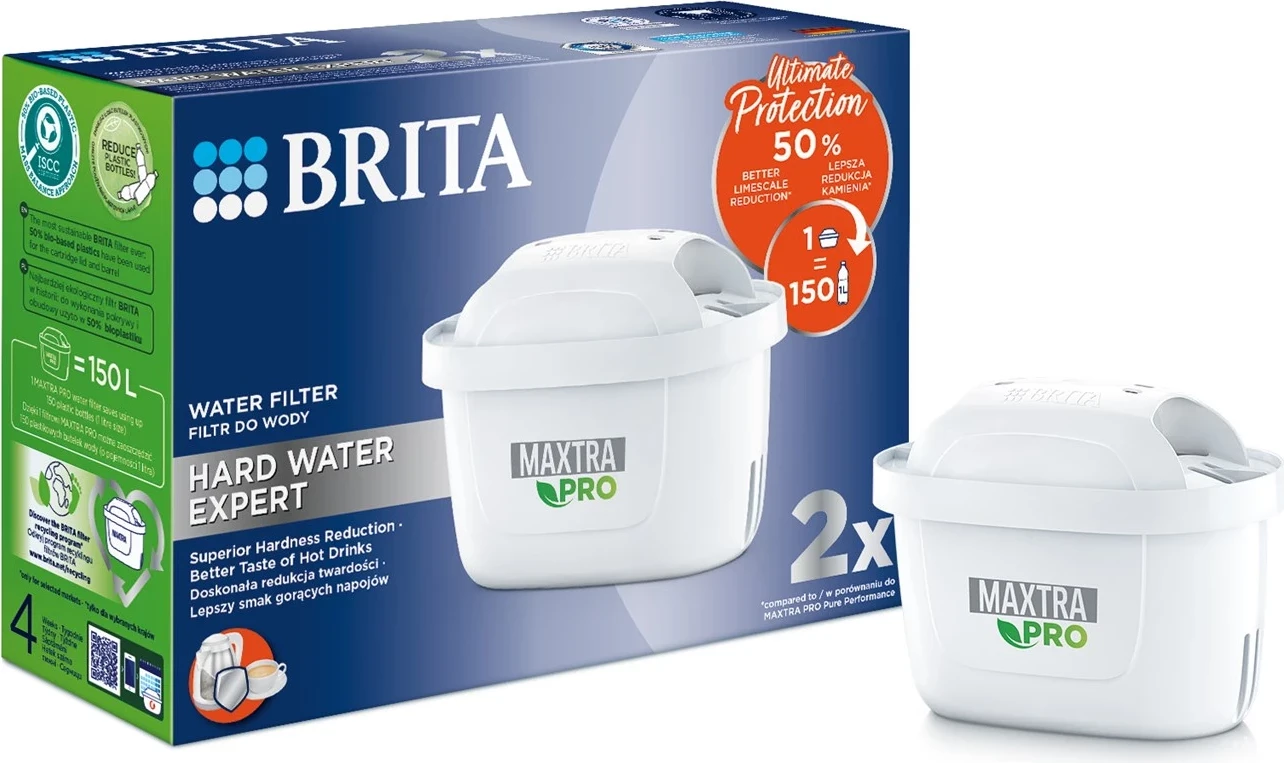 Filtrues uji BRITA Maxtra Pro, 150 L, 2 copë