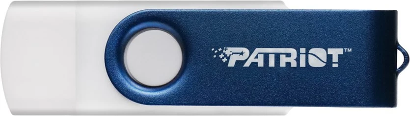 USB flash Patriot Memory Xporter X550, 64GB, Dual USB-A+C, Bardhë/Blu