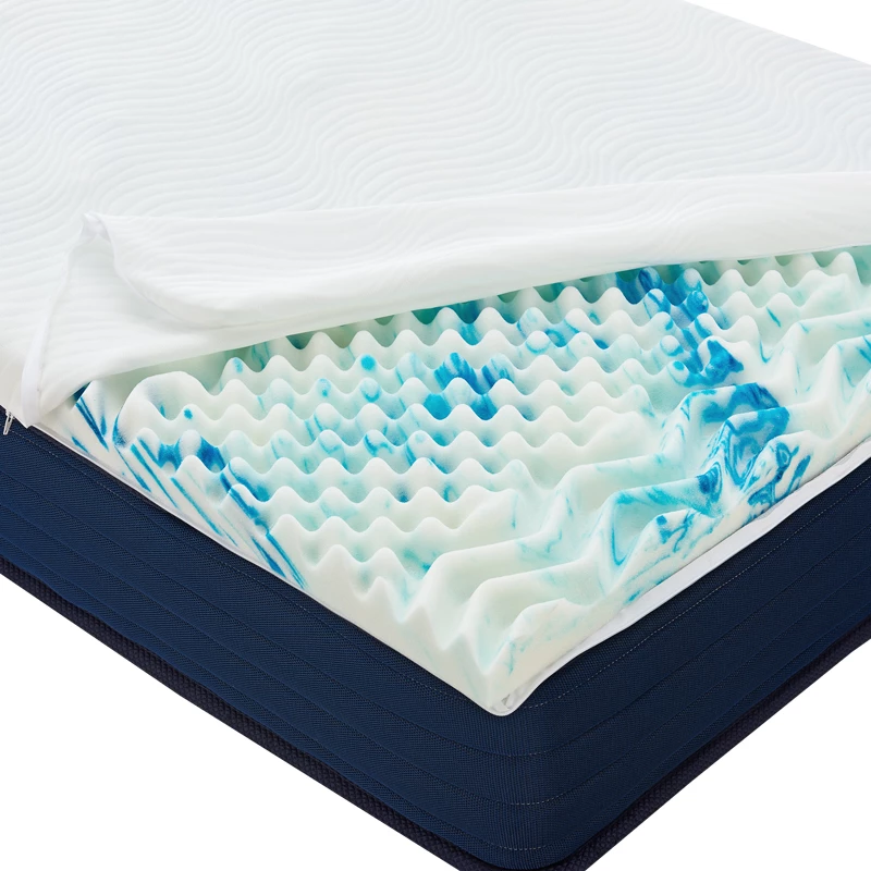 Dyshek njëanshëm me susta xhepi, 140x200x20 cm