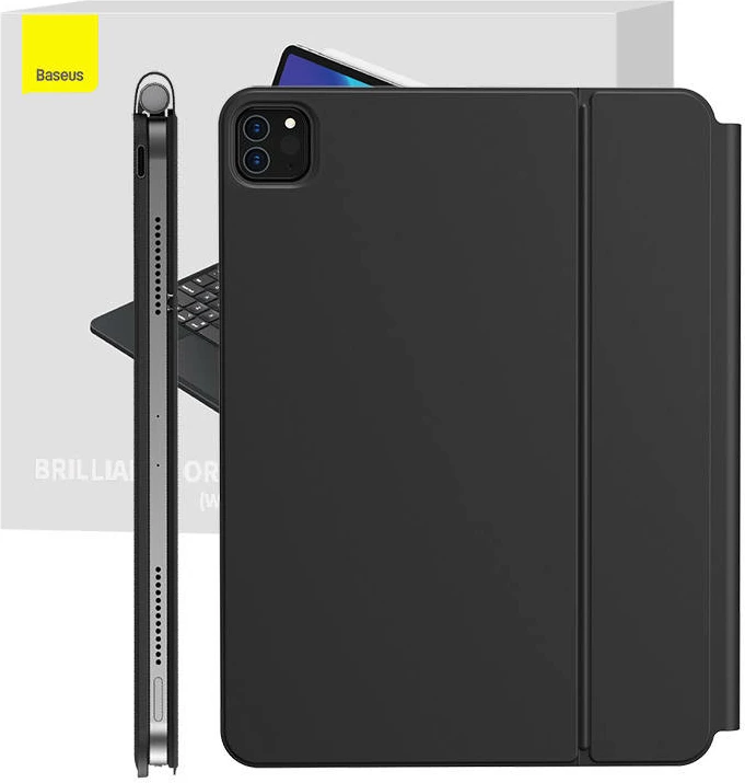 Mbështjellës me tastierë Baseus Brilliance për iPad Pro 12.9" (2018/2020/2021), Gri
