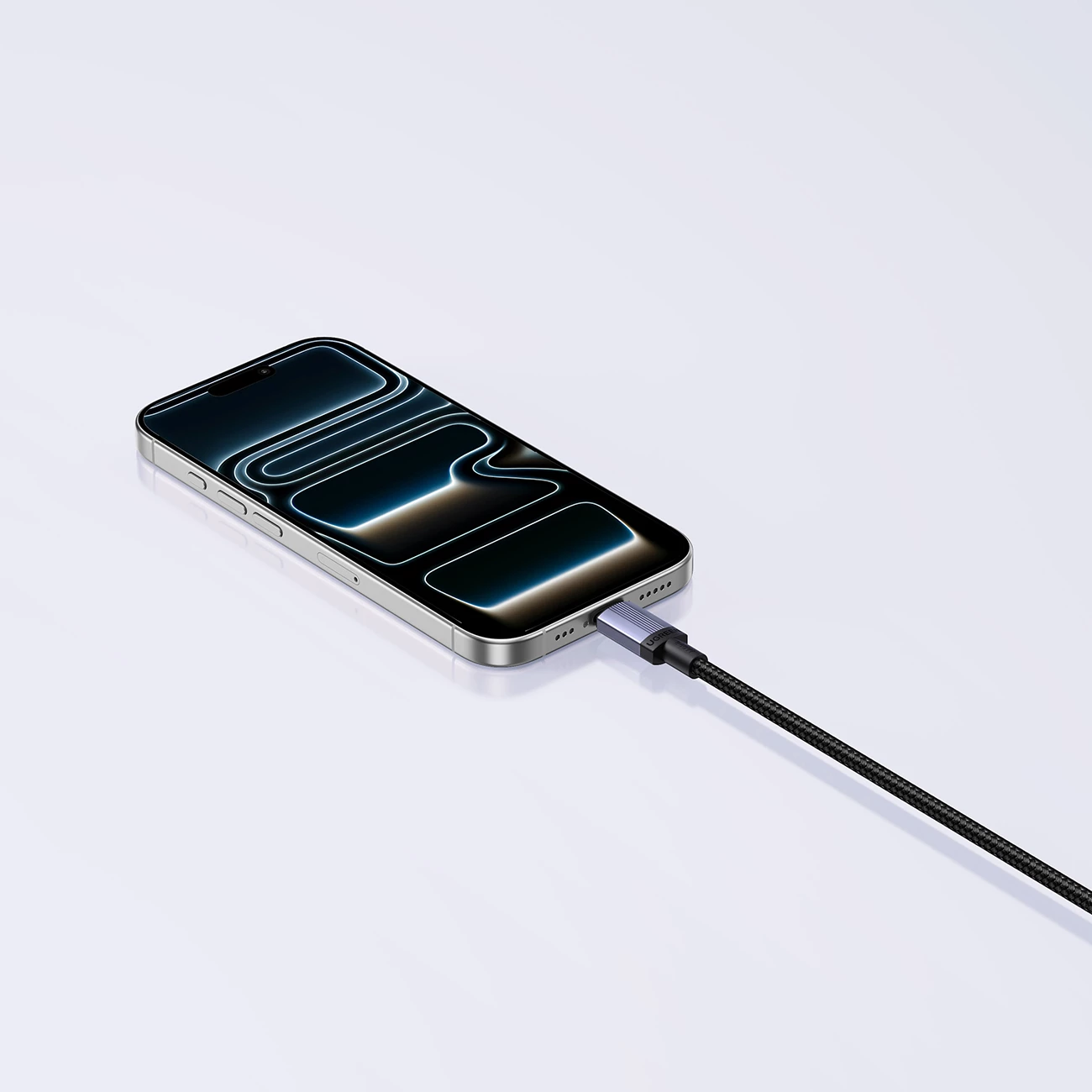 Kabllo USB-C në USB-C Ugreen PD 240W 2m (Thunderbolt 4), e zezë, në kuti