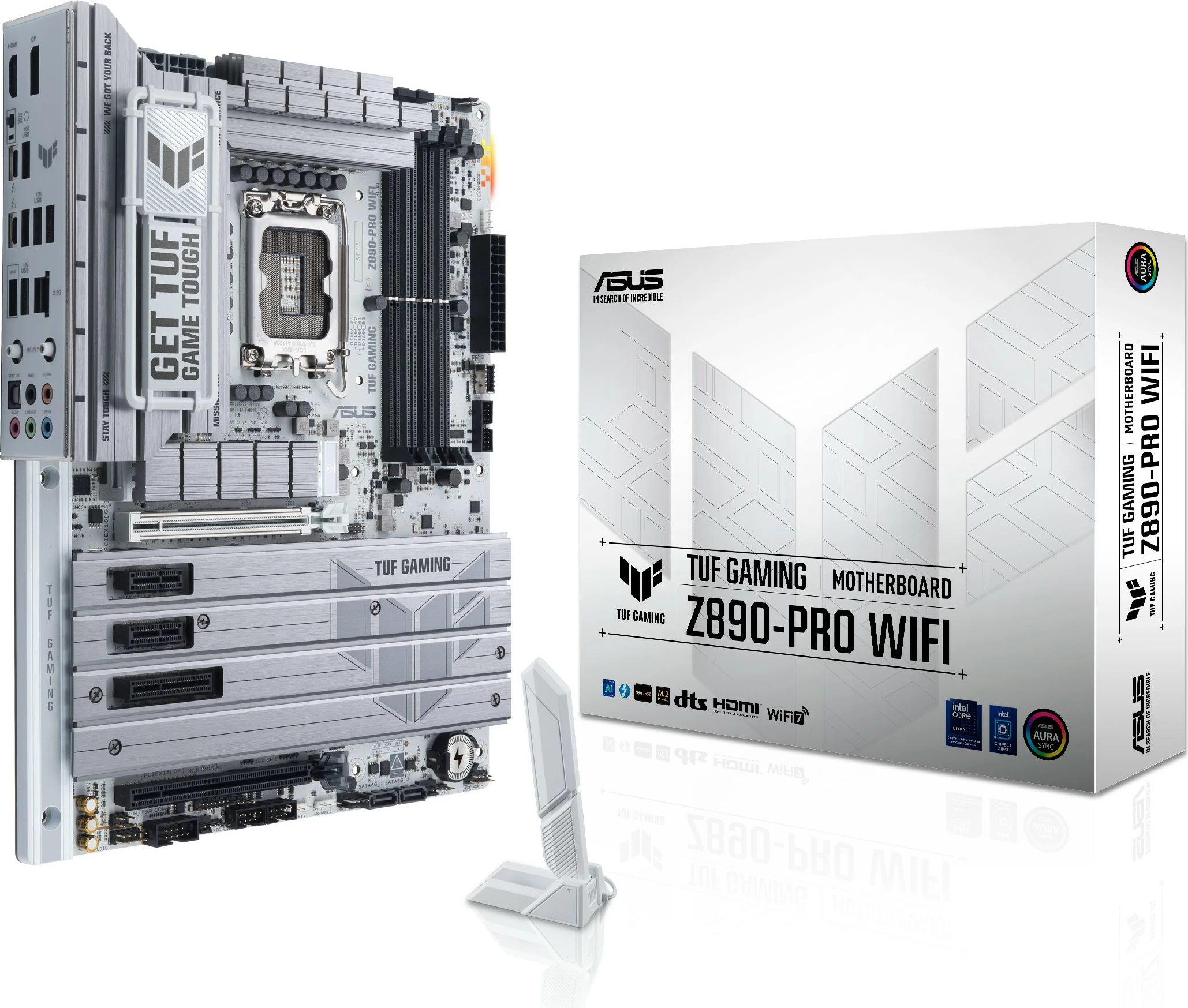 Pllakë amë ASUS TUF GAMING Z890-PRO WIFI, Intel, LGA 1851, DDR5, 192 GB