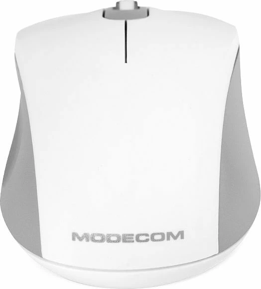 Maus Modecom MC-M10S Silent M-MC-M10S-200 1000 DPI USB me kabllo, i bardhë