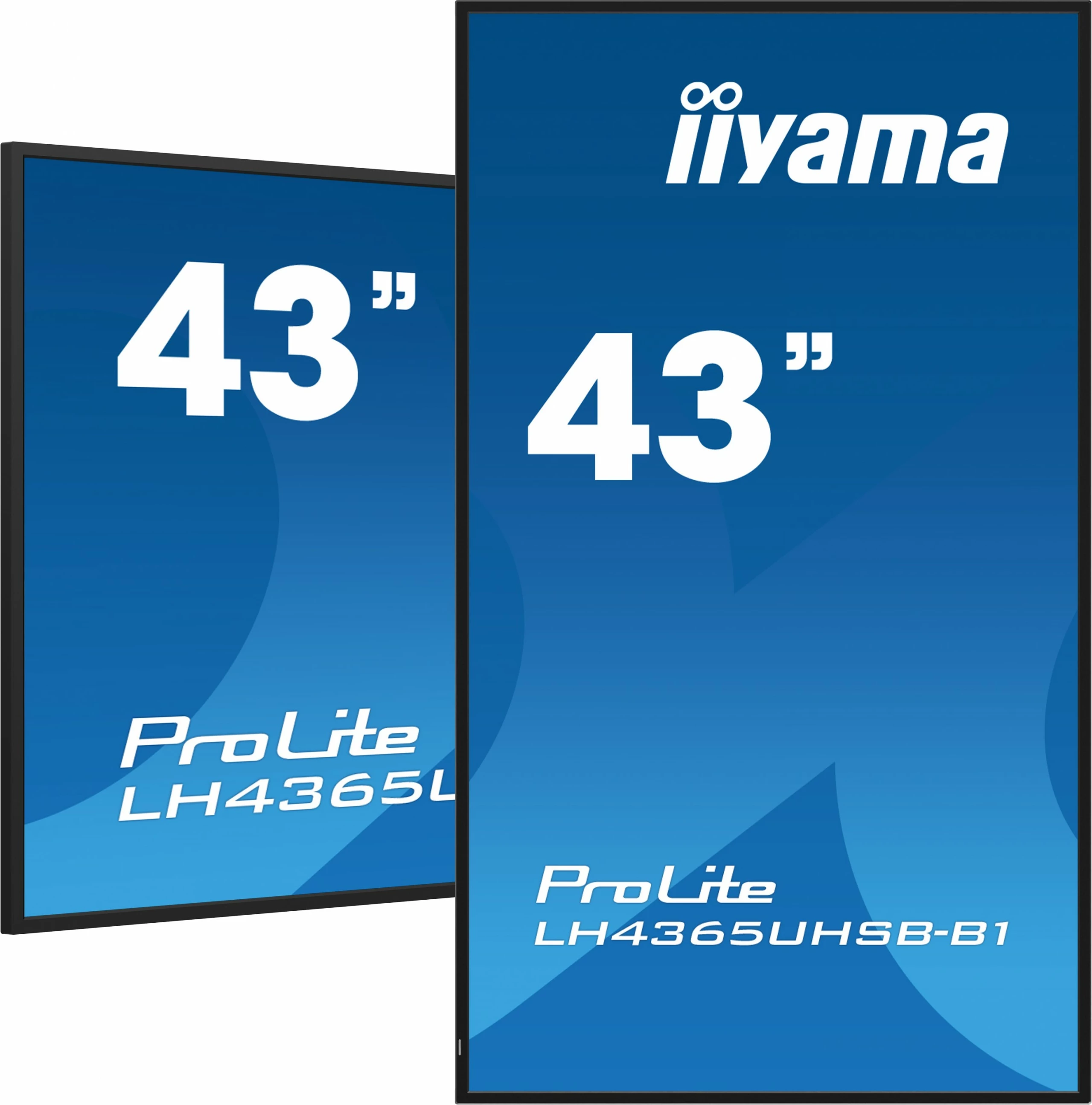 Monitor iiyama ProLite LH4365UHSB-B1, 43 inç, 4K Ultra HD, LED, Wi-Fi, zi
