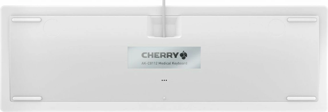 Tastierë mjekësore Cherry AK-C8112, AZERTY, e bardhë