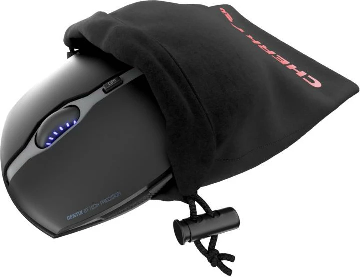 Maus Cherry GENTIX BT JW-7500-2 optik 7 butona Bluetooth pa kabllo multi-device e zezë