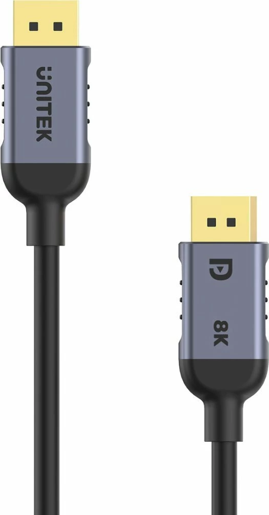 Kablë DisplayPort Unitek C1628GY01-3M, DP-DP, 3m, 1.4, 8K@60Hz/4K@240Hz, e zezë