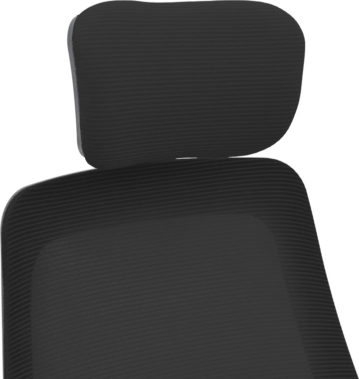 Karrige zyre Peja, material rrjete, ngjyrë e zezë, 58x60x107-117cm