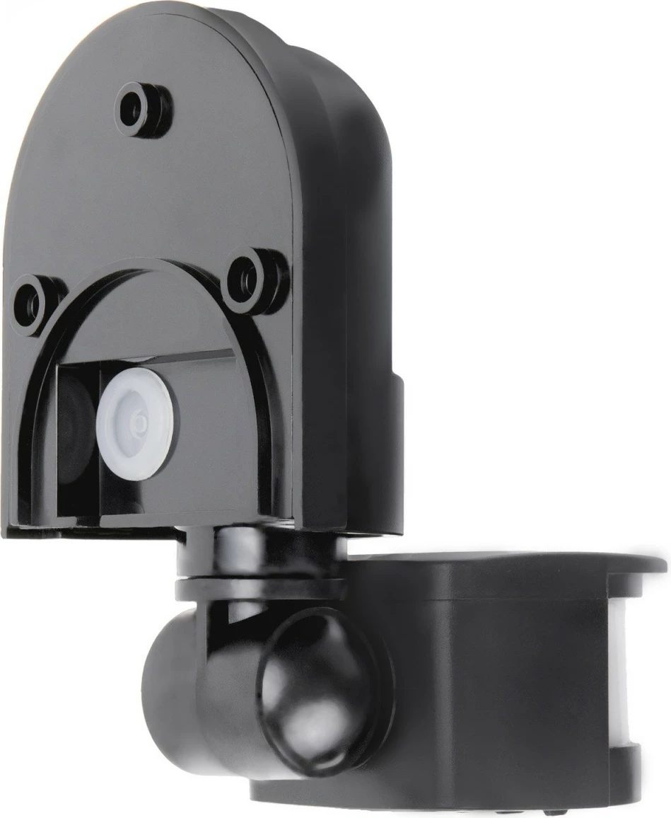 Sensor lëvizjes dhe muzgut, Maclean MCE25GR, 180°, 5-12 m, IP44, e zezë