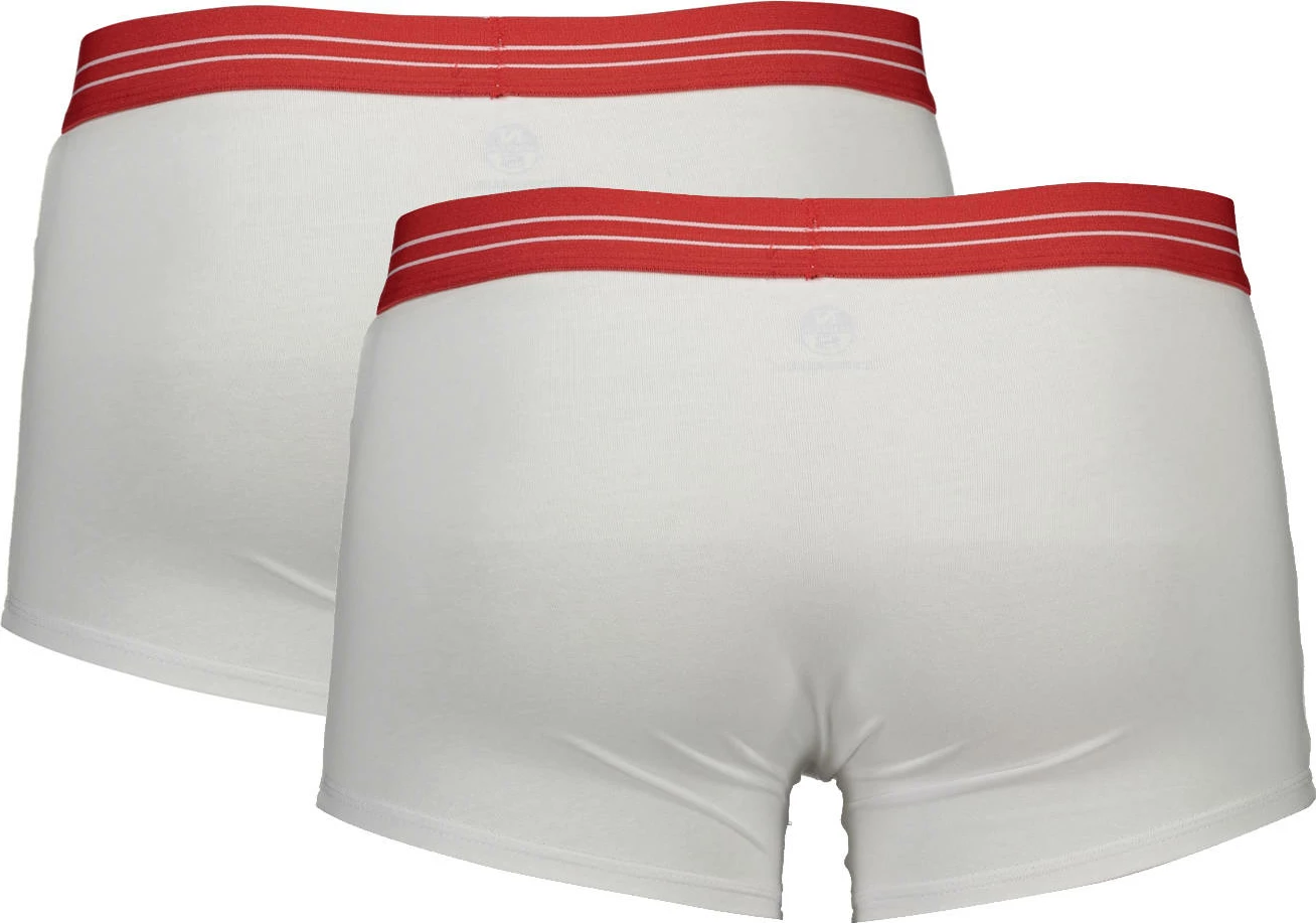 Të brendshme për meshkuj NORTH SAILS Boxer, të bardha