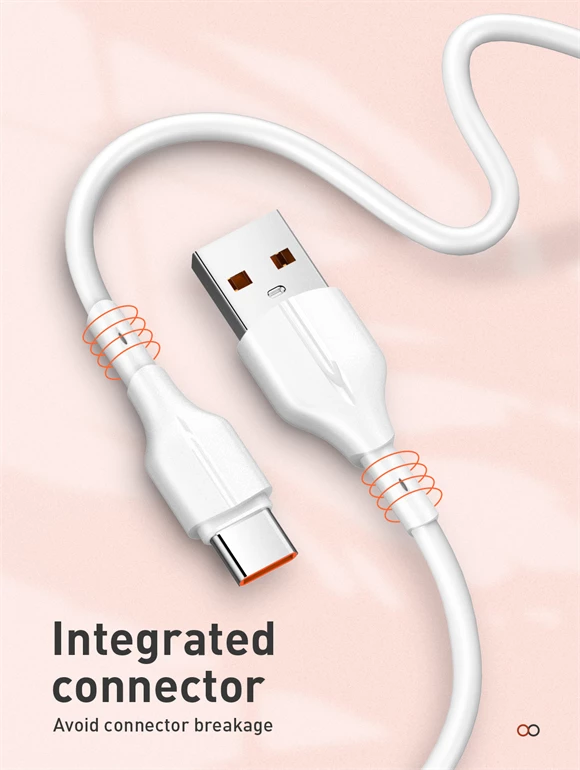 Kabllo karikimi dhe data LDNIO LS841_L USB-A në Lightning 25W 1m, e bardhë