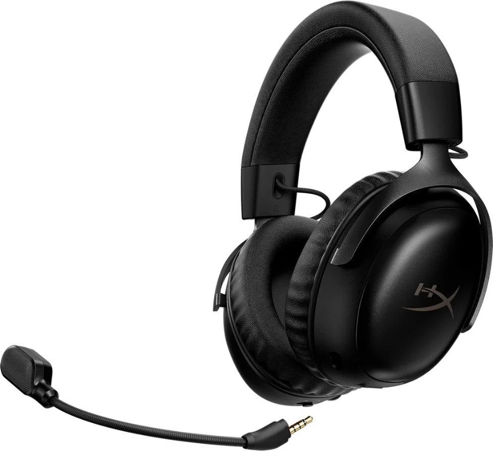 Headset gaming, HyperX, Cloud III S Wireless A59YZAA, pa tela, standard, e zezë