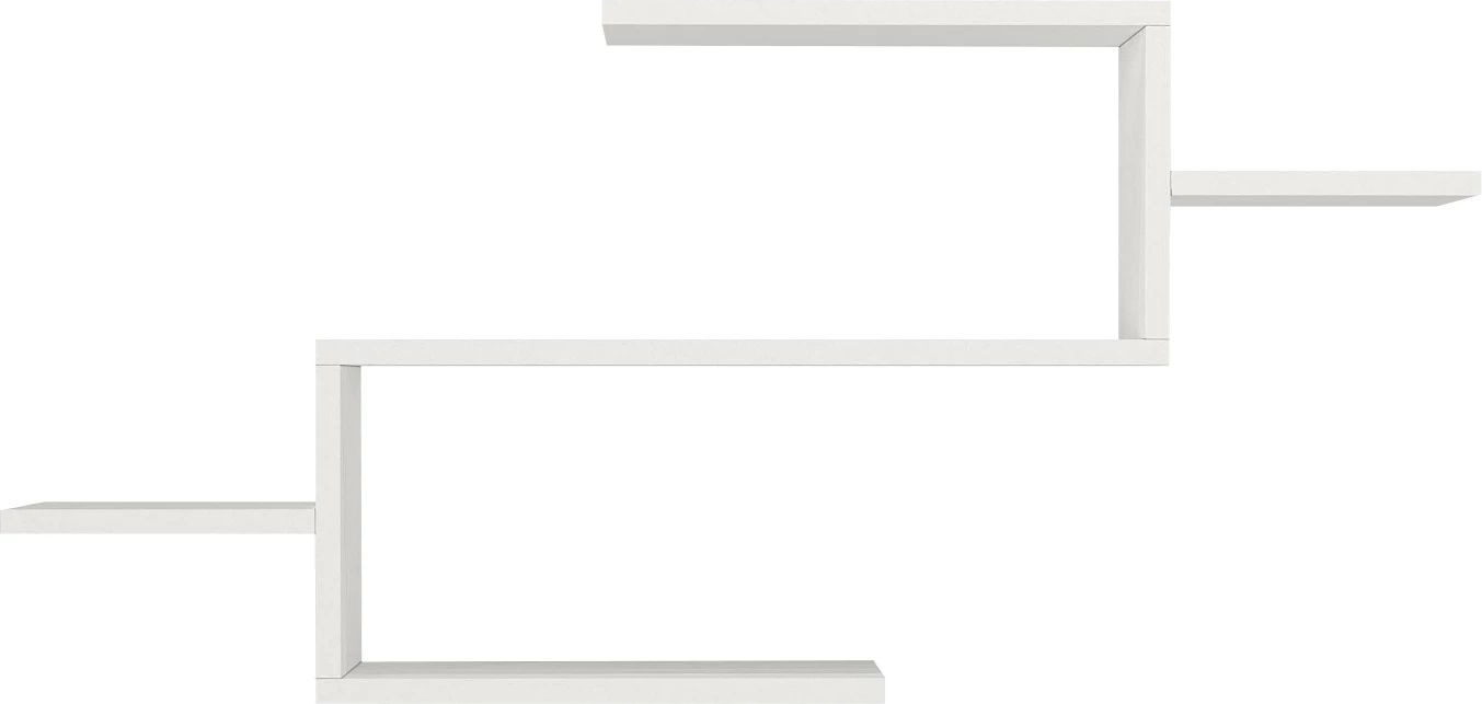 Raft librash Hanah Home, Twist, i bardhë