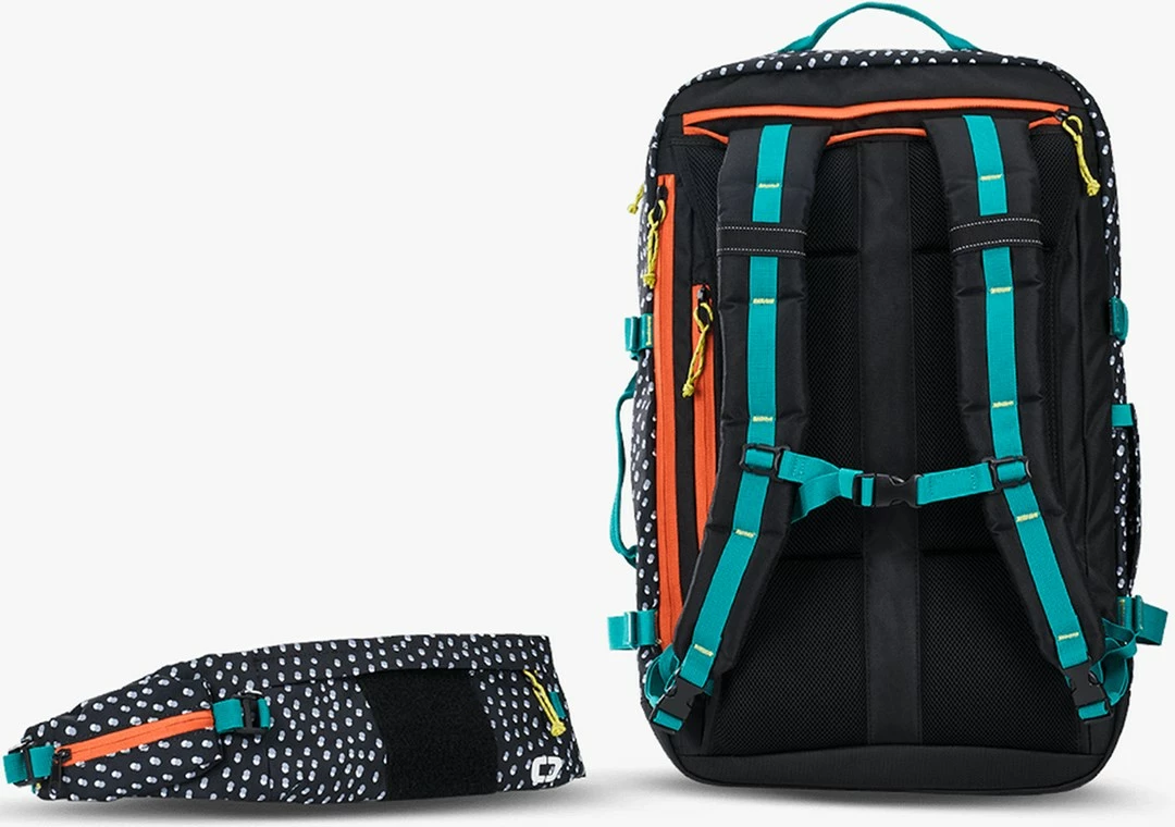 Çantë shpine OGIO Alpha Venture Safari A20195_Q04, 16", e zezë me motive