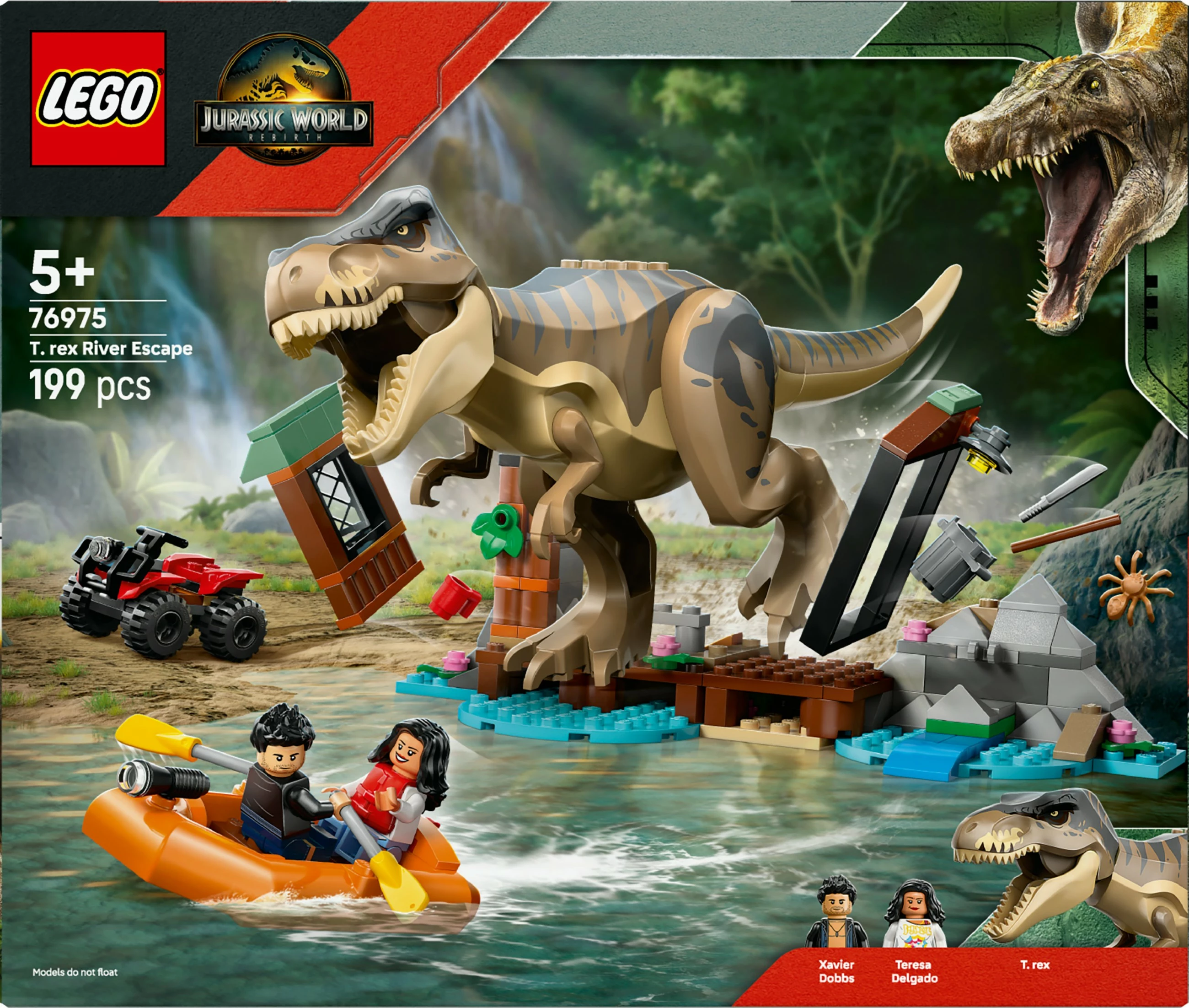 Set ndërtimi LEGO Jurassic World 76975, 199 pjesë, shumëngjyrësh