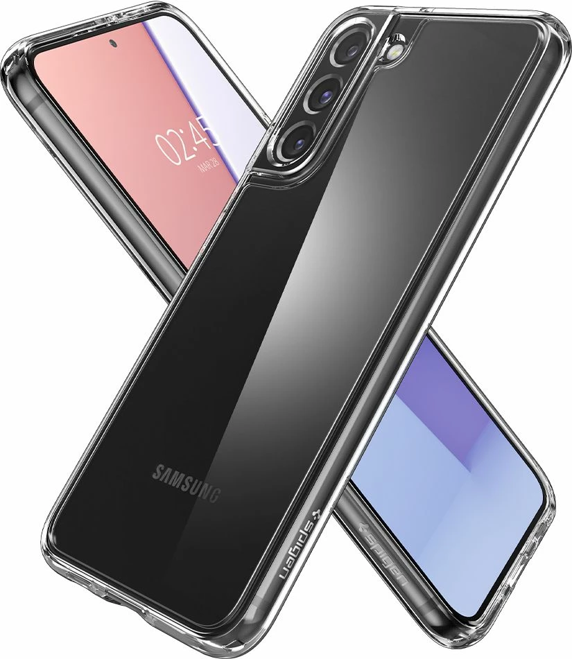 Mbështjellës Spigen Ultra Hybrid për Samsung Galaxy S22, Transparent