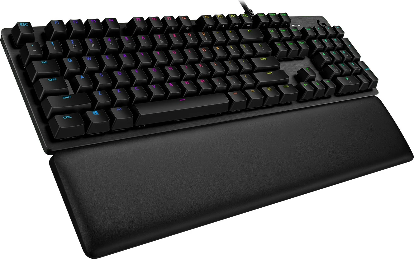 Tastierë mekanike Logitech G513 Carbon, Lightsync RGB, GX Brown, karbon