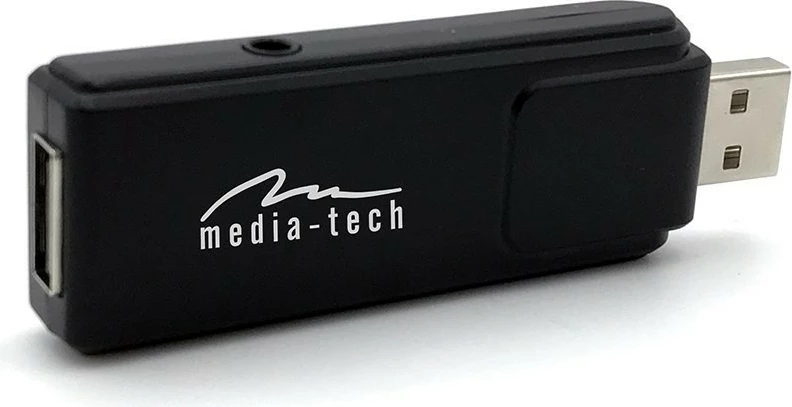 Set mikrofonash wireless Media-Tech Accent Pro MT395 për karaoke, 2 copë, zi