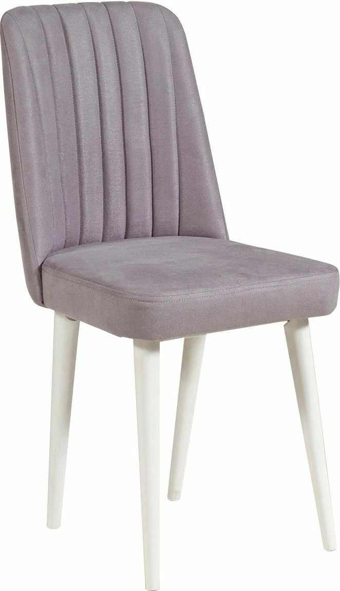 Set tavoline me karrige për ngrënie, e zgjatshme, 4 pjesë, Skye Decor, Vina 0701 - 3, e bardhë, gri