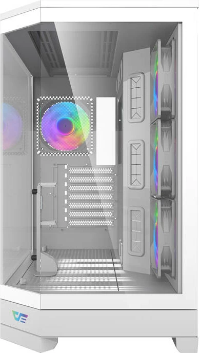 Kasë Darkflash DQX90, Big Tower, ATX, xham i temperuar, e bardhë