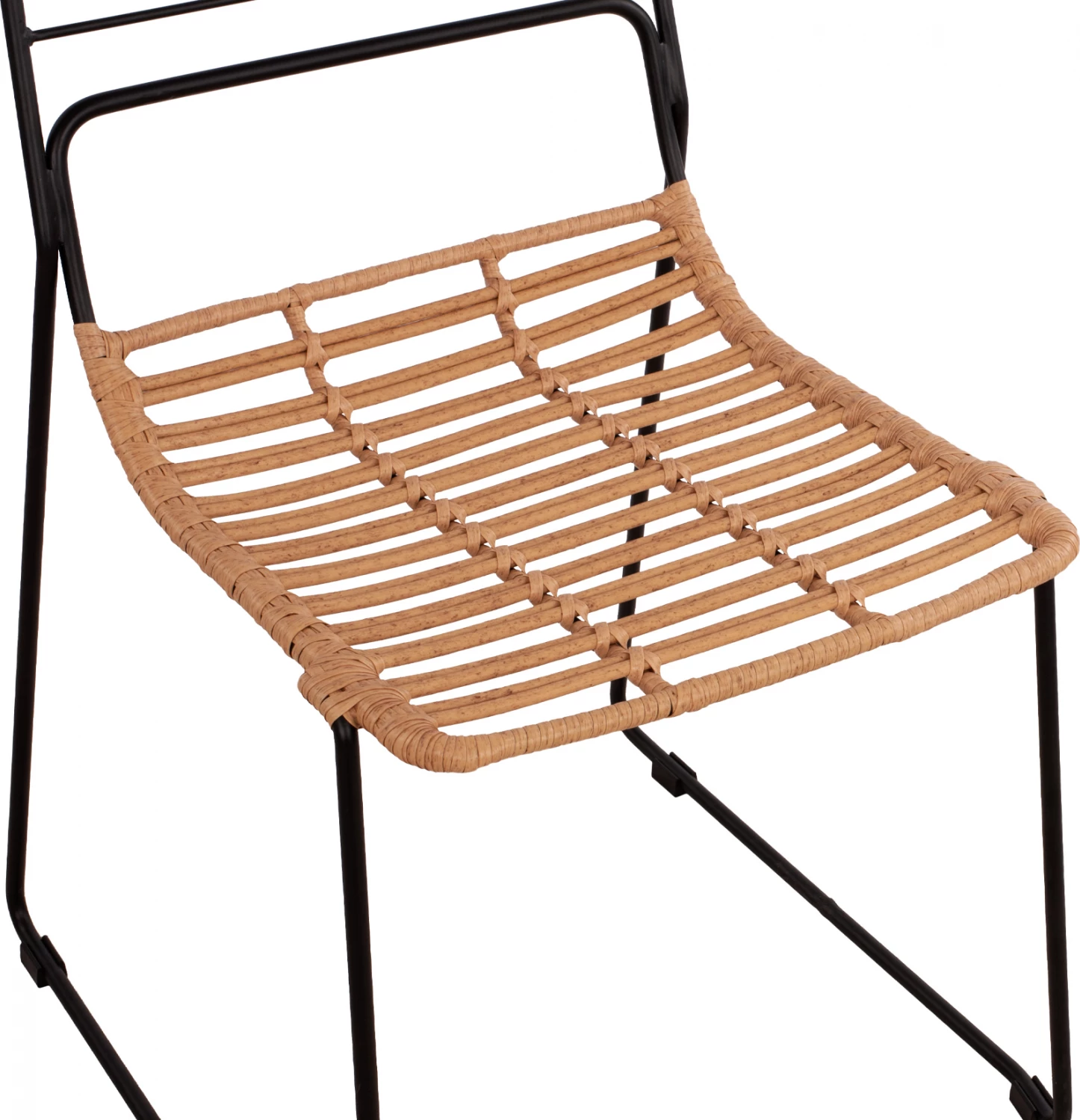 Karrige metalike Allegra FH5694 me thurje beixh 51x54x83cm