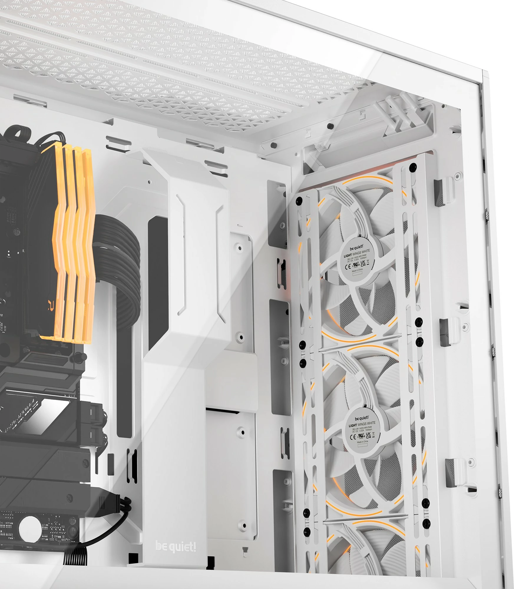 Kasë be quiet! Shadow Base 800 FX White, Midi Tower, PC, ATX, EATX, micro ATX, Mini-ITX, e bardhë