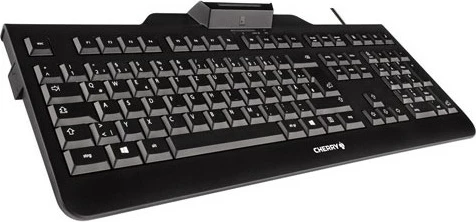 Tastierë Cherry KC 1000 SC, Full-size, USB, QWERTZ, E zezë