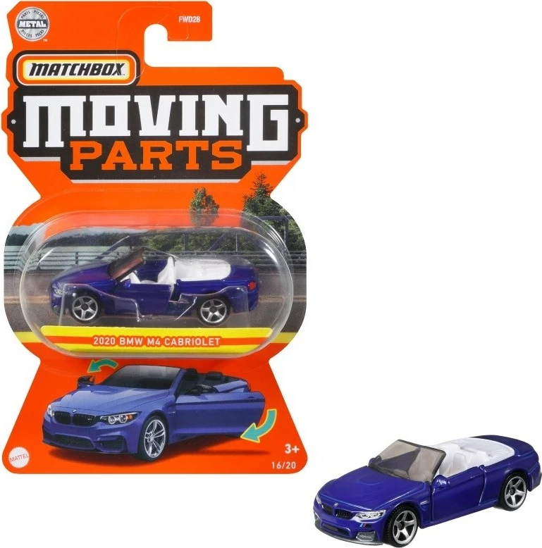 Makina lodër Matchbox Action Cars 1:64, metal, për koleksionistë dhe fëmijë, ngjyra të ndryshme