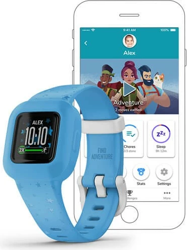 Smartwatch Garmin Vivofit jr. 3, MIP, Blu Stars