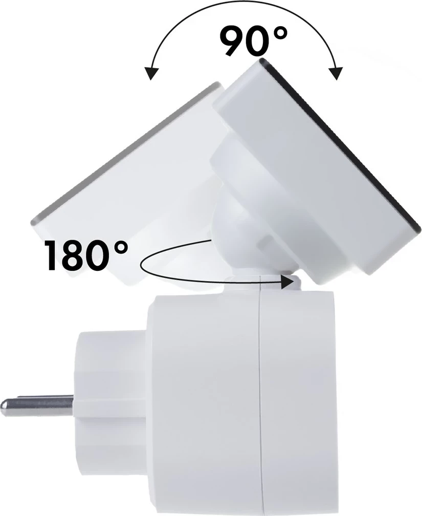 Ndërrues kohe digjital GreenBlue GB610 E, 16A, IP20, Bardhë