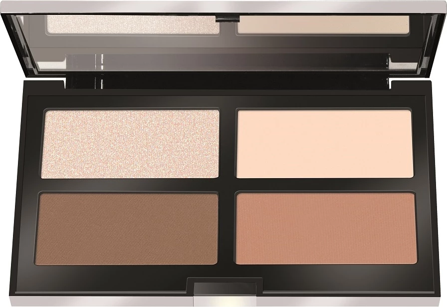 Paletë për konturim dhe strobim Pupa Milano Ready 4 Selfie Powder Palette 001 Pelli Chiare për femra, 17.5g