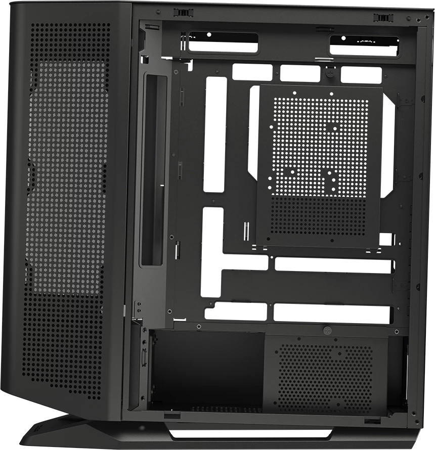 Kasë COUGAR FV270 mid tower, tempered glass, ATX, RGB, e zezë
