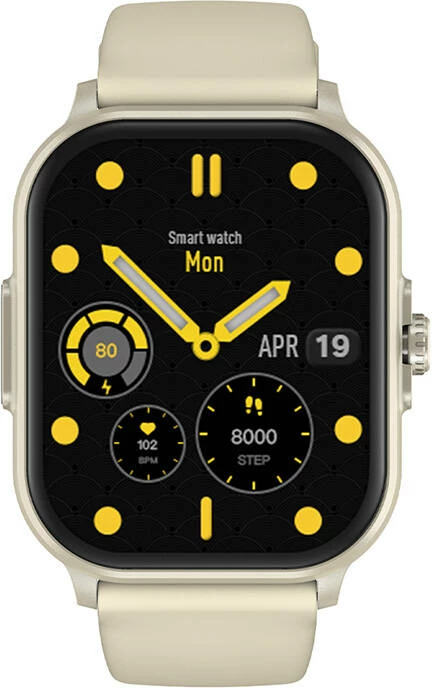 Smartwatch Colmi C63, 2.01", Bluetooth, IP68, Verdhë