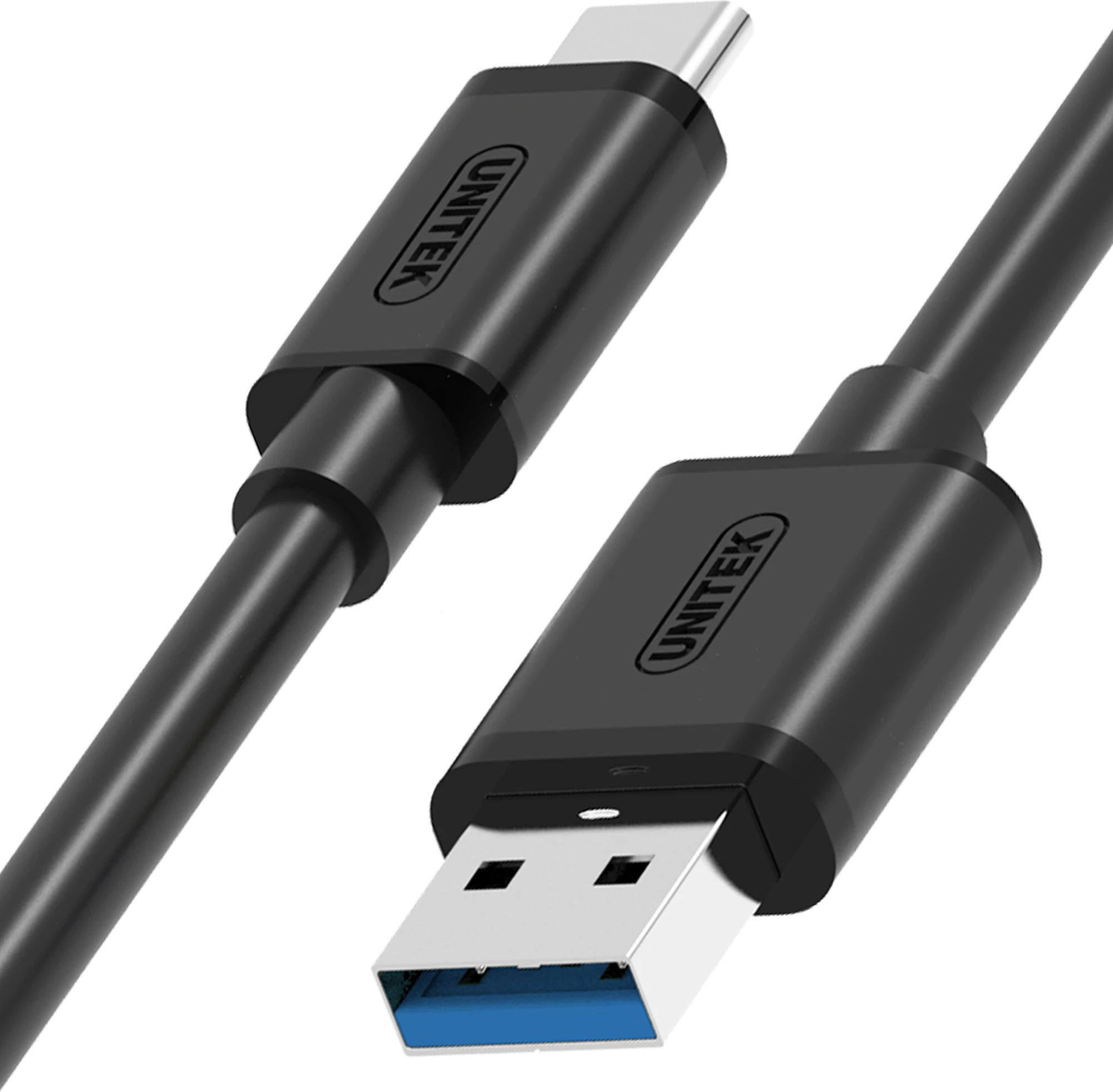 Kabllo USB-A në USB-C Unitek Y-C474BK 1 m USB 3.0 e zezë